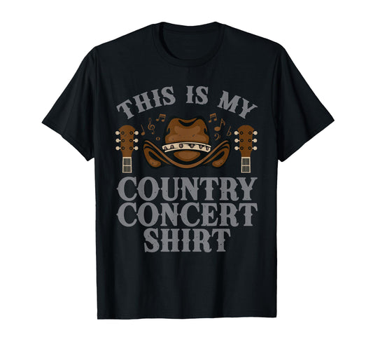 Cool Country Music Art for Men Women Classic Country Concert T-Shirt