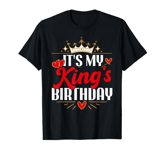 It's My King's Birthday Patel for Wife Girls T-Shirt