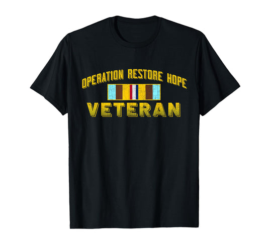 Operation Restore Hope Somalia ORH Veteran Vintage Gifts T-Shirt