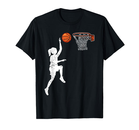 Basketball Girl Woman T-Shirt
