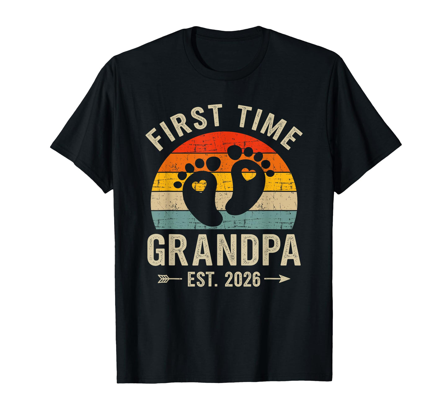 First Time Grandpa 2026 T-Shirt