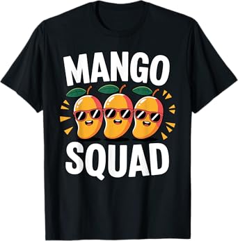 Mango Art For Men Women Vegetarian Mango Fruit Mango Lover T-Shirt