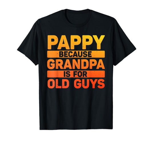 Pappy Design For Grandpa From Grandkids Father's Day Pappy T-Shirt