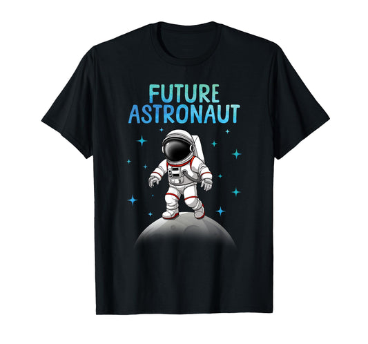 Cool Astronaut Art For Boys Kids Toddler Outer Space Galaxy T-Shirt