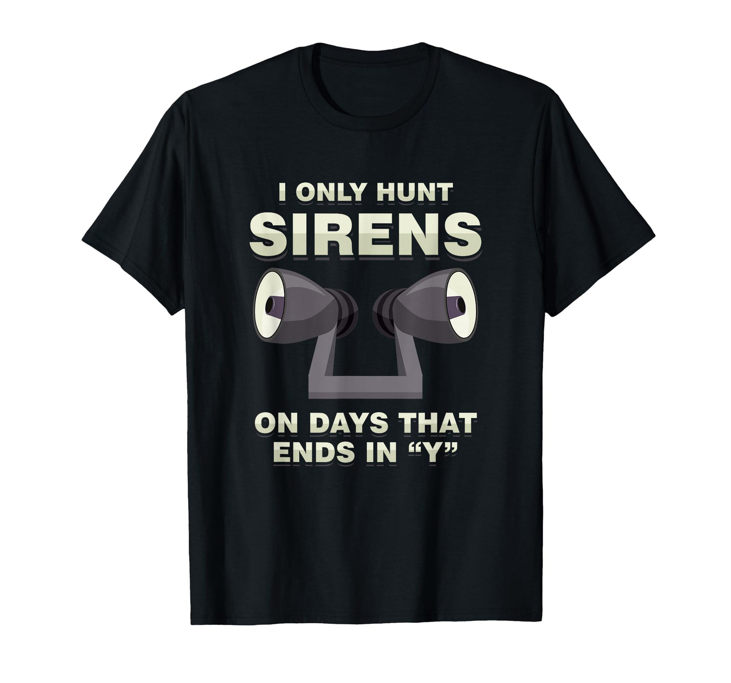 Sirenenjger Tornado Sturm Verfolger Geschenke Unisex Adult Modern Meteorology T-Shirt, Black, Small, Short Sleeve, Crew Neck, Classic Fit, Lightweight, Lace Embellishment