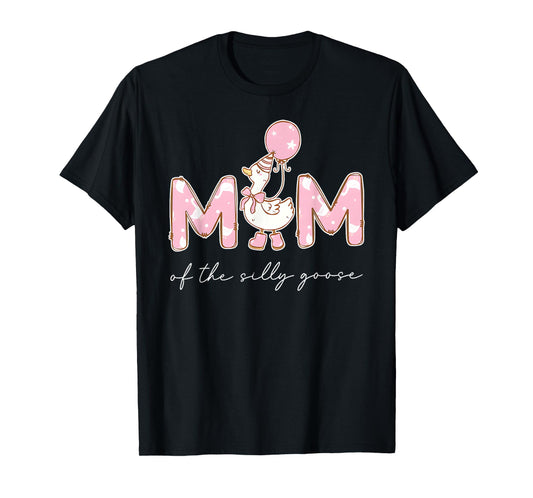 Mom of The Silly Goose Silly Goose Birthday Matching Family T-Shirt