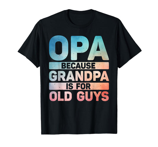 Best Opa Design For Grandpa From Grandkids Father's Day Opa T-Shirt