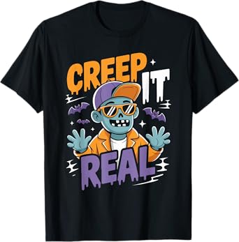 Creep It Real Halloween Costume Funny T-Shirt