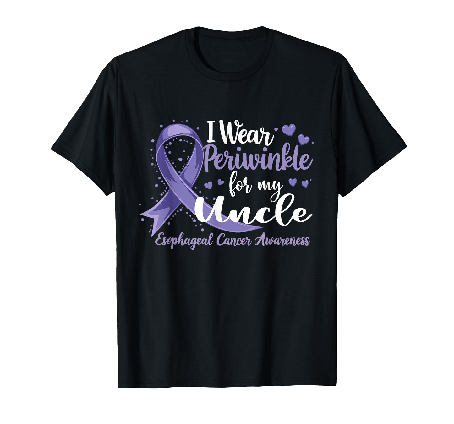 I Wear Periwinkle For My Uncle Esophageal Cancer T-Shirt