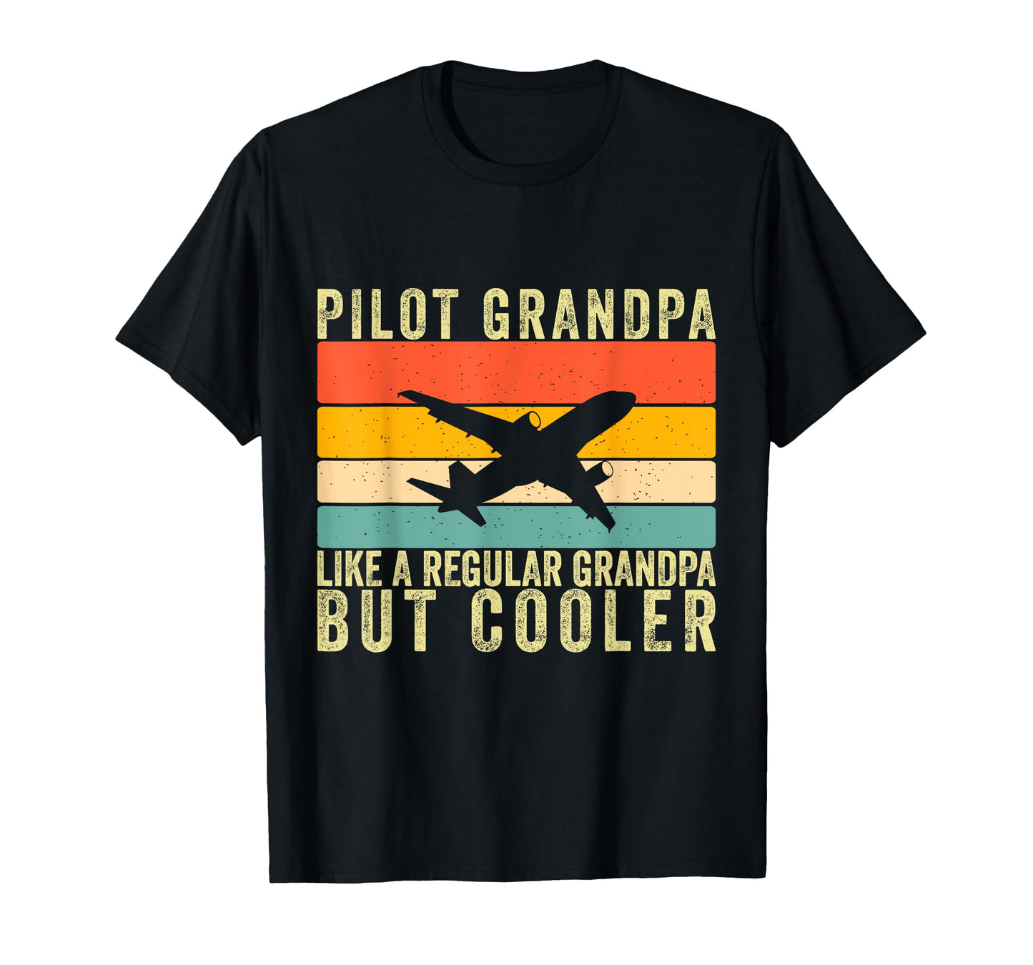 Pilot Grandpa Design Father Day T-Shirt
