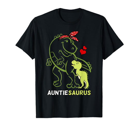 Auntiesaurus Auntie Tyrannosaurus Dinosaur Baby T-Shirt