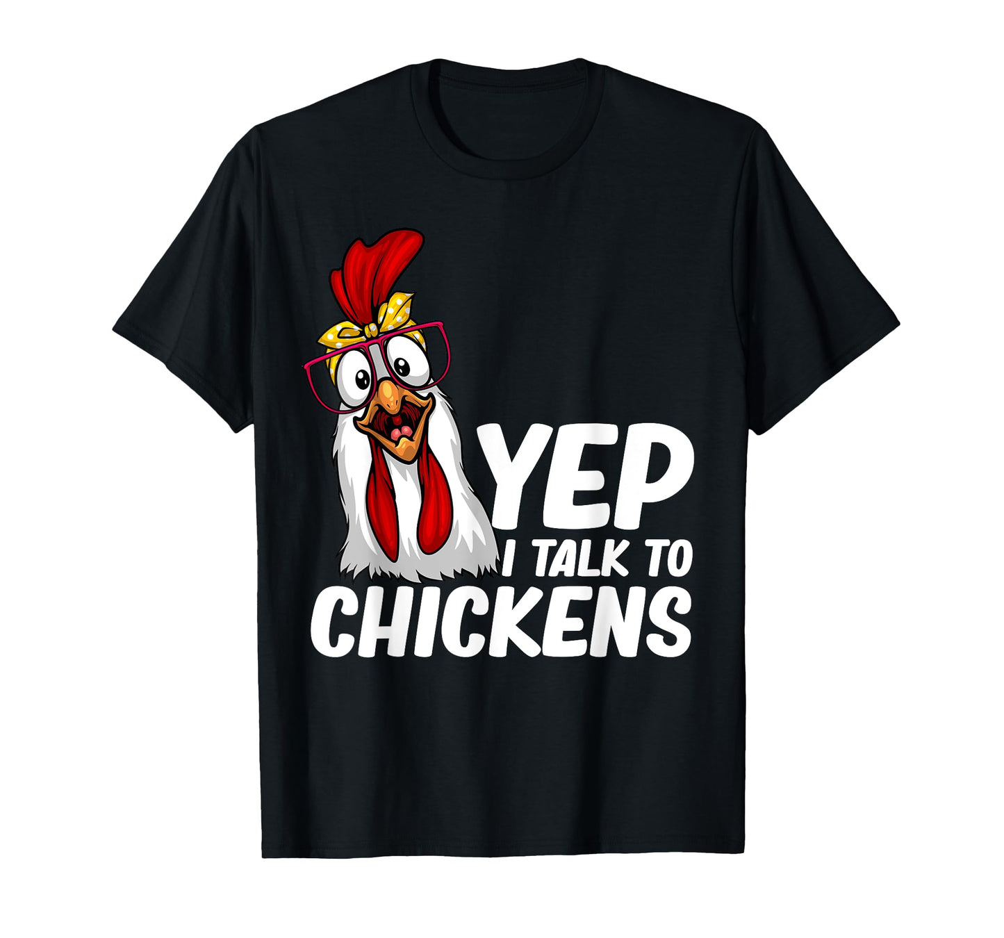 Funny Chicken For Men Women Crazy Chicken Farmer Lovers T-Shirt