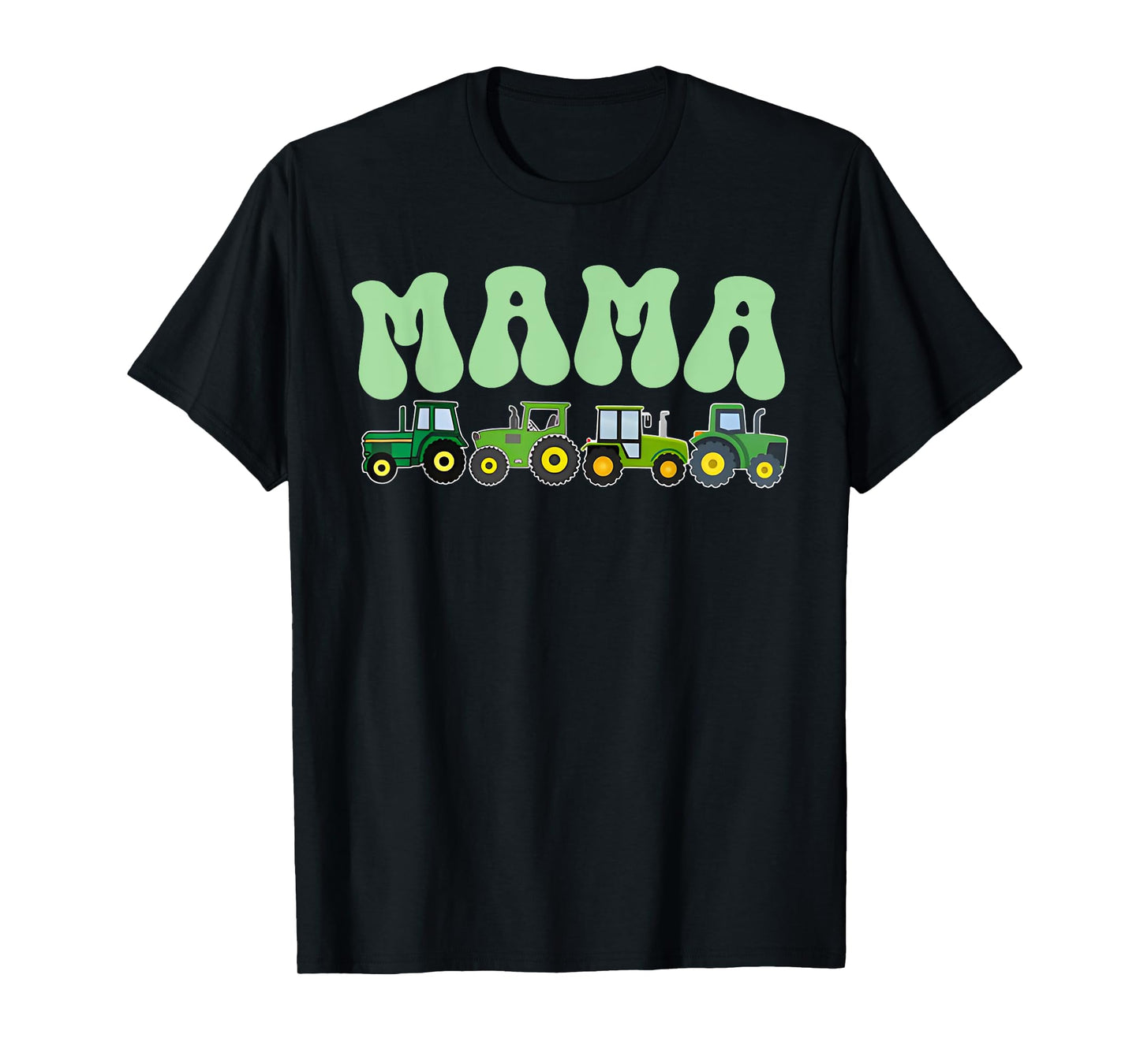 Mama of The Birthday Boy Tractors Farm Trucks Family Party T-Shirt