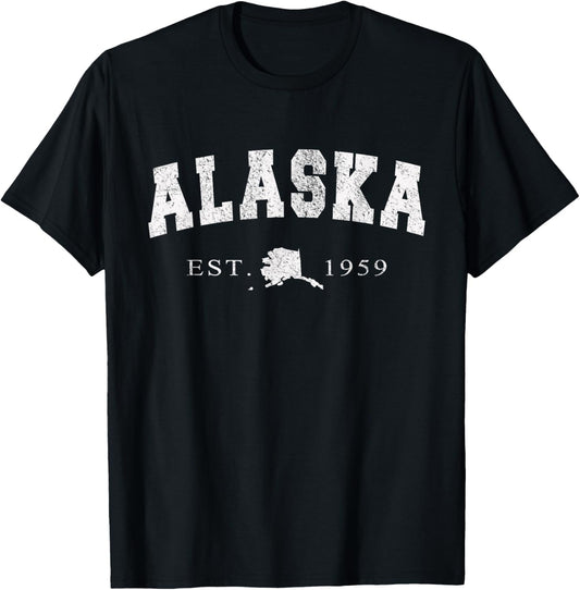 Alaska AK Retro Vintage Gift Men Women Kids T-Shirt