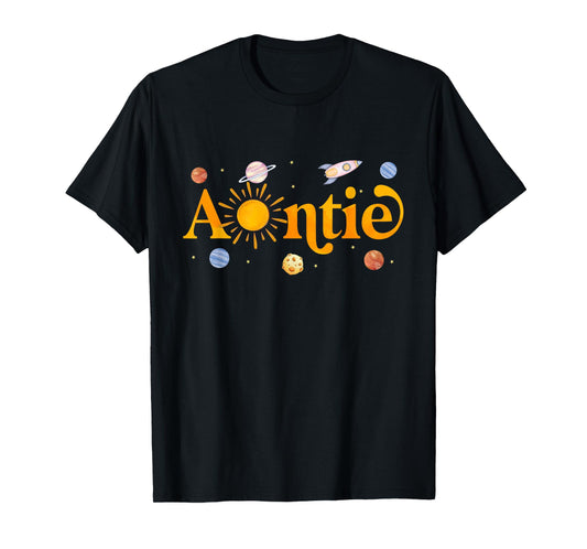 Auntie of The Birthday First Trip Around The Sun Bday Boy T-Shirt