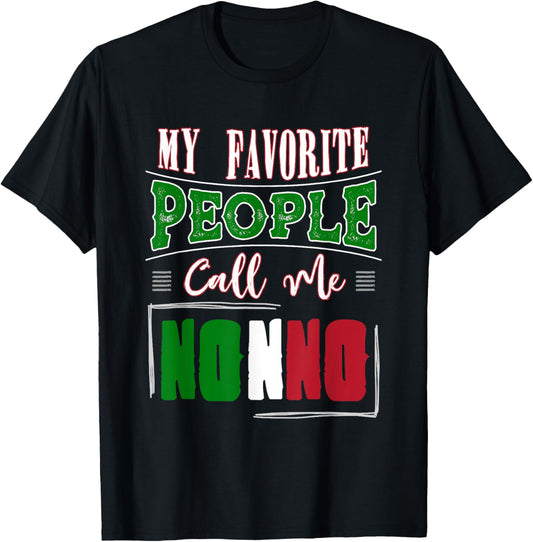 Nonno Birthday Gift Idea and Italian Grandpa Father's Day T-Shirt