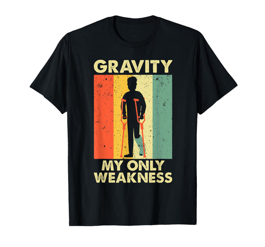Funny Broken Leg Art For Men Women Ankle Knee Foot Surgery T-Shirt