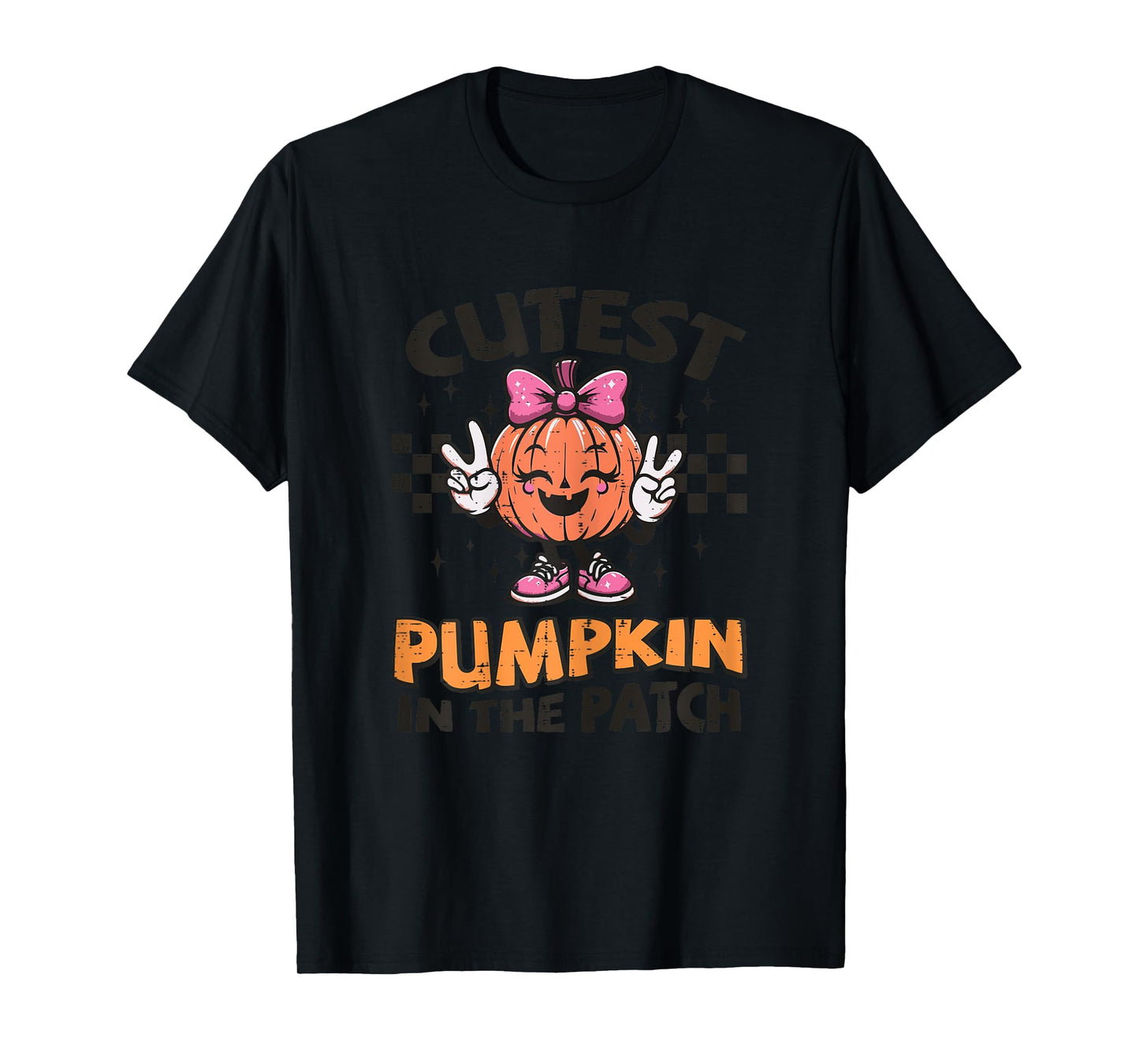 Halloween Cutest Pumpkin in Patch Costume Girls Kids Youth T-Shirt