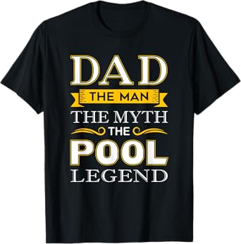 Pool Shark Dad Gifts for Billiards Dads T-Shirt