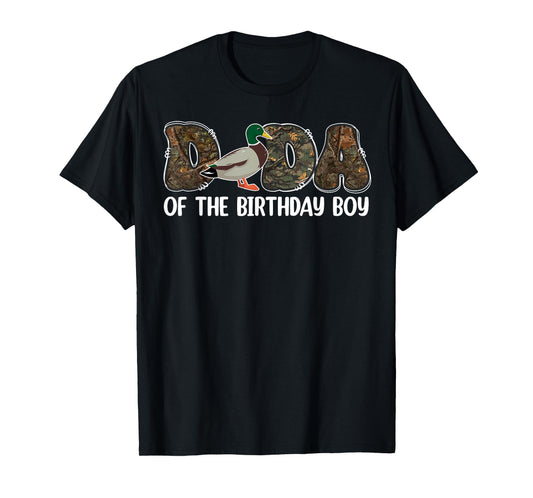 Dada Of The Birthday Boy One Lucky Duck 1st Birthday Family T-Shirt