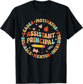 Groovy School Assistant Principal Teacher Appreciation T-Shirt