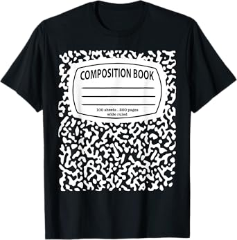 Composition Notebook Matching Teacher Group Halloween Outfit T-Shirt