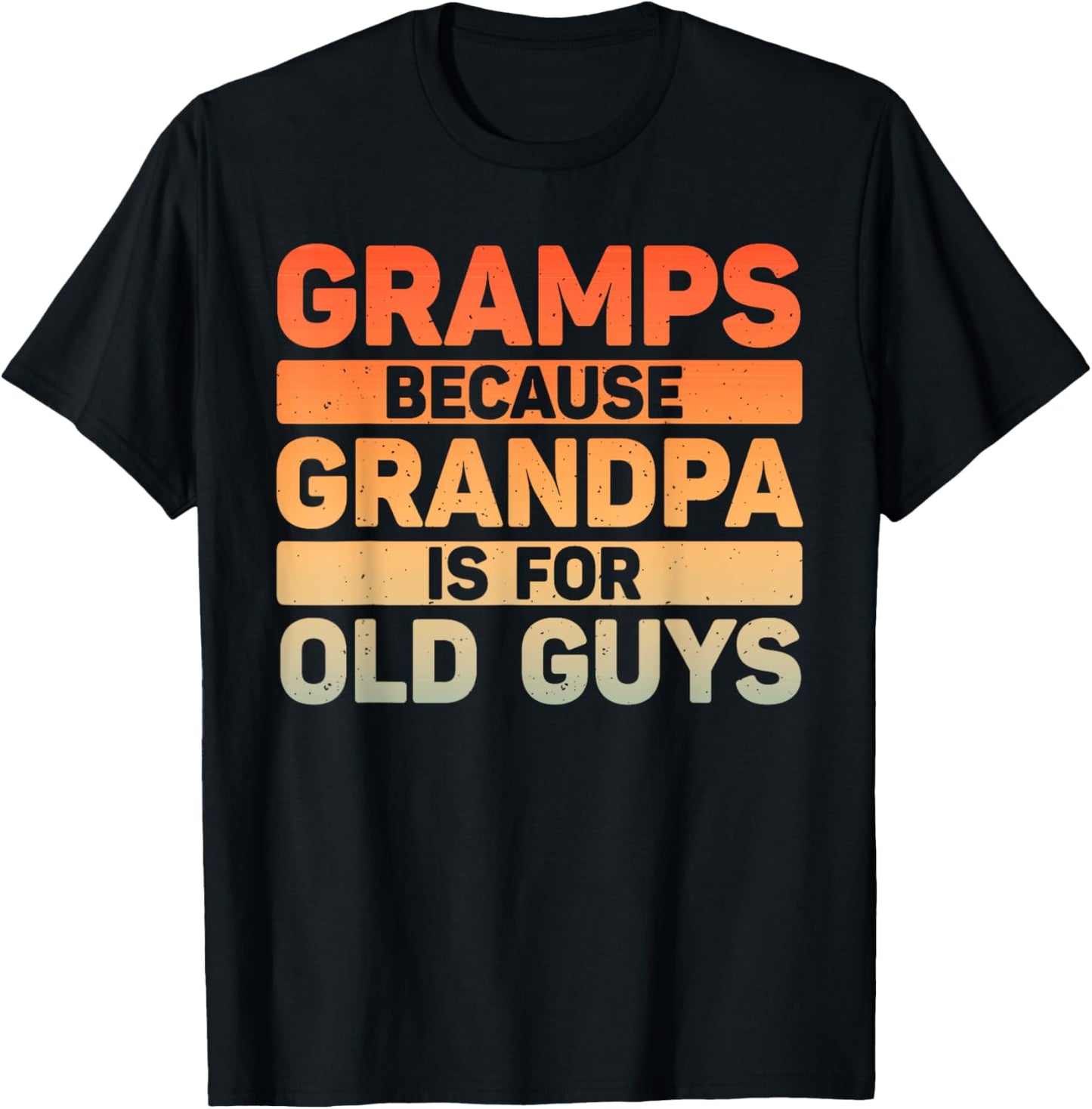 Gramps Design For Grandpa From Grandkids Father's Day Gramps T-Shirt