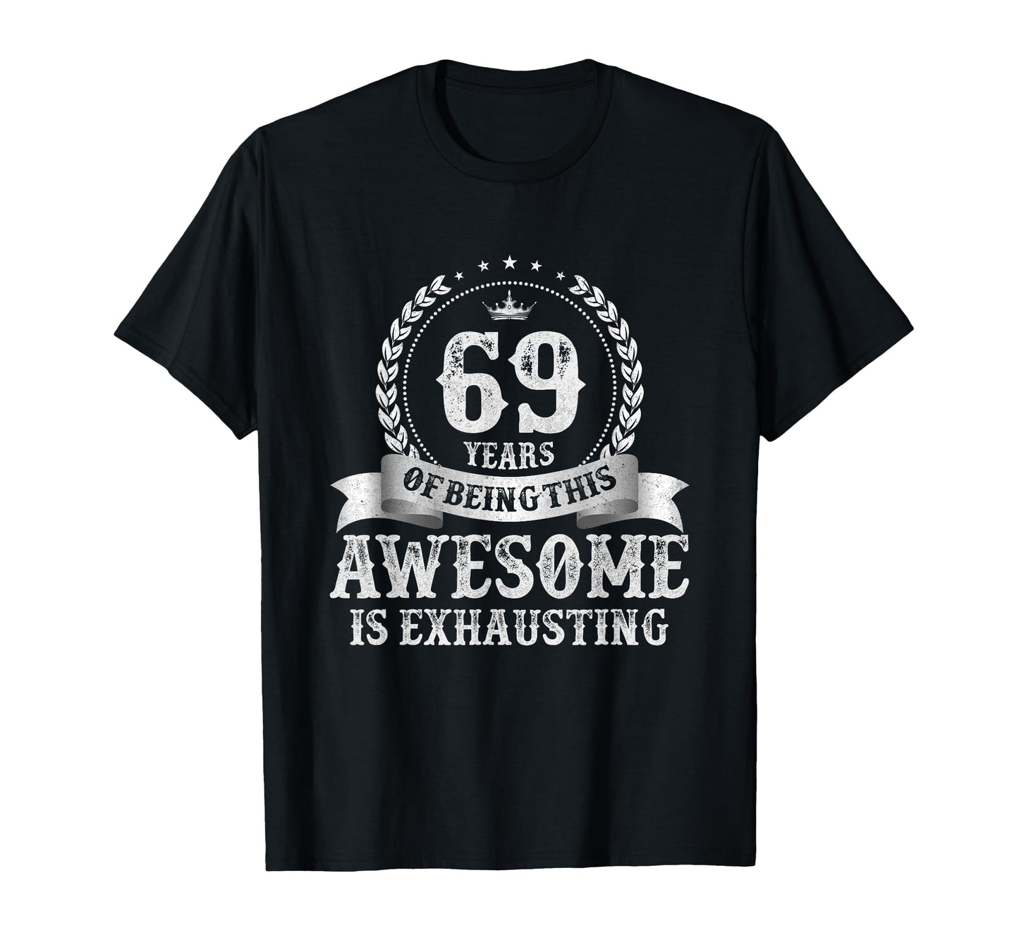 Vintage 69 Year Old 69 Birthday Gifts For Men 69th BDay T-Shirt