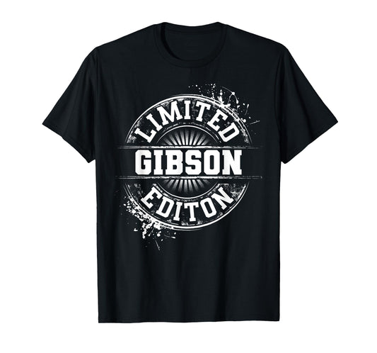 GIBSON Personalized Last Name Custom Lover Christmas Team T-Shirt