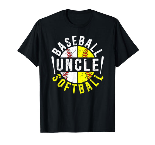 Baseball Softball Uncle of Softball Baseball Player T-Shirt