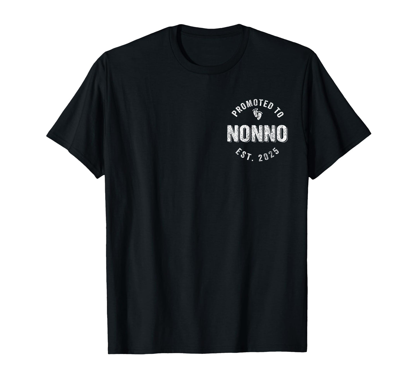 Promoted To Nonno Est. 2025 Italian Grandpa First Time T-Shirt