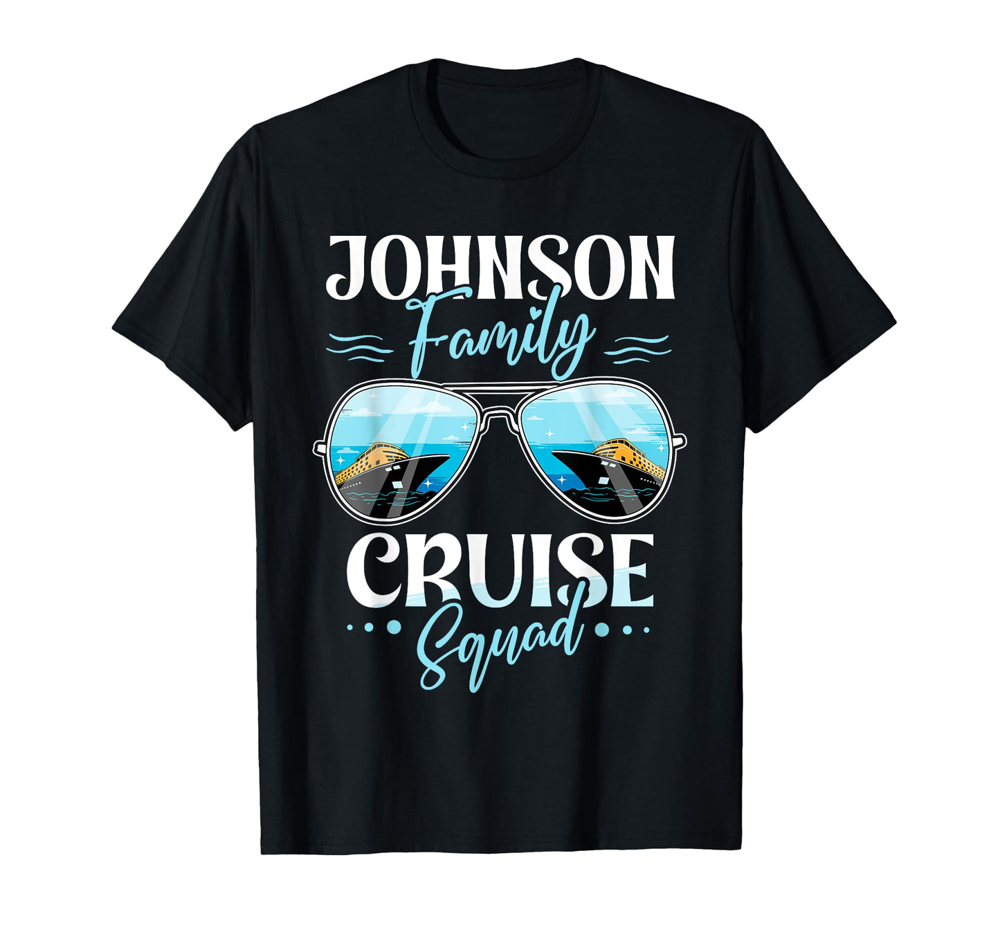 Personalized Johnson Family Cruise Squad Custom Vacation T-Shirt