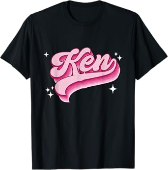 Vintage Ken First Name Pride Funny Costume Proud Name T-Shirt