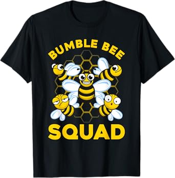 Cute Bumble Bee Art For Men Women Kids Bee Keeper Bumblebee T-Shirt