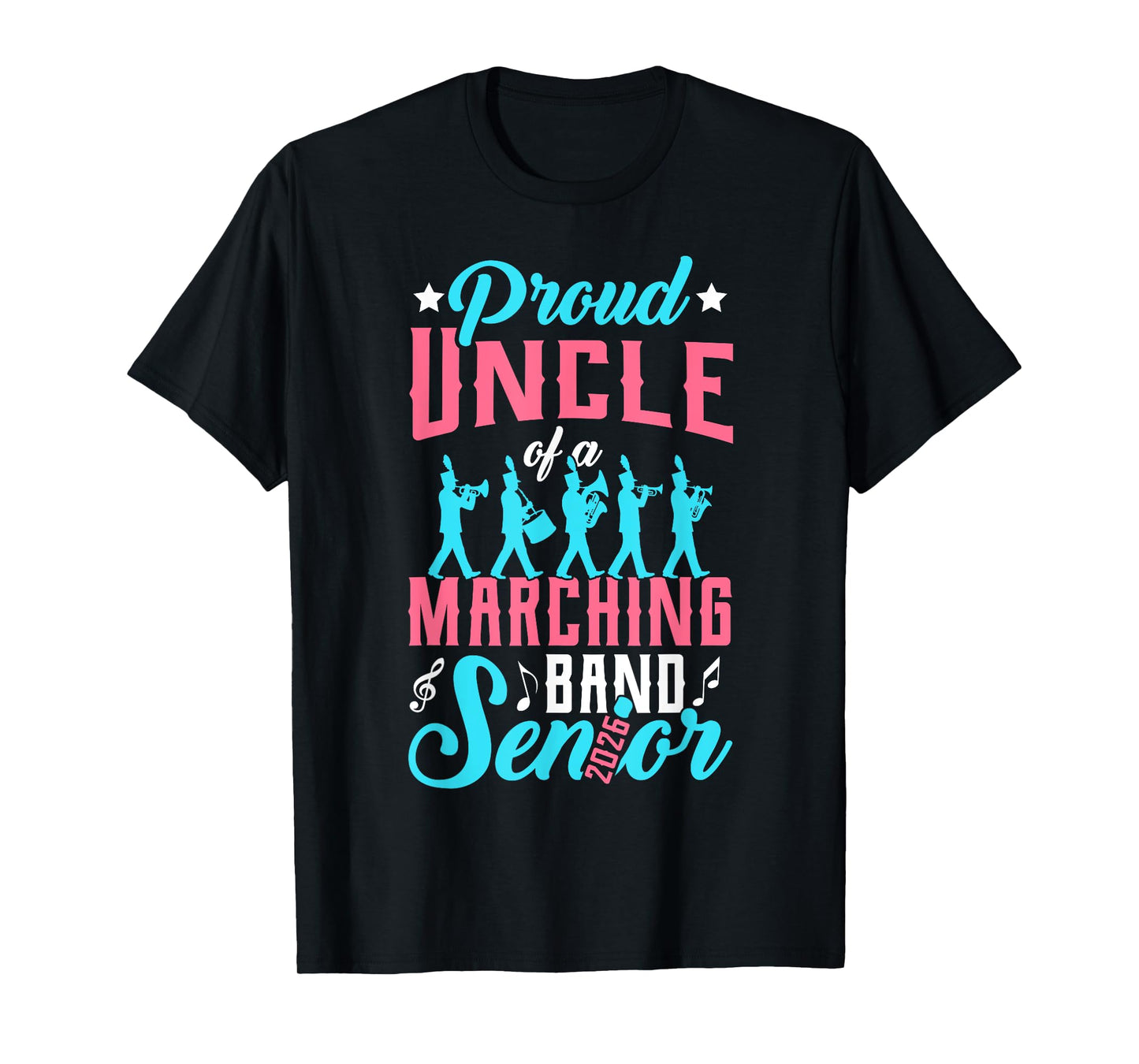 Proud Uncle of a marching band senior 2026 graduation T-Shirt