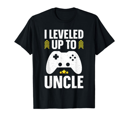 Best Uncle Gift Awesome Uncle Accessories & Stuff Uncle Design For Men Dad First Time Promoted To Uncle Gamer T-Shirt