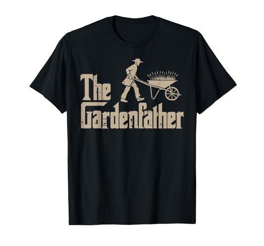Fathers Day The Gardenfather Funny Parody Gardener Dad Papa T-Shirt