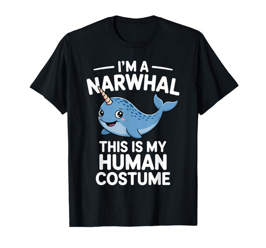 Cute Narwhal Costume for Men Women Kid Narwhal Lover Narwhal T-Shirt