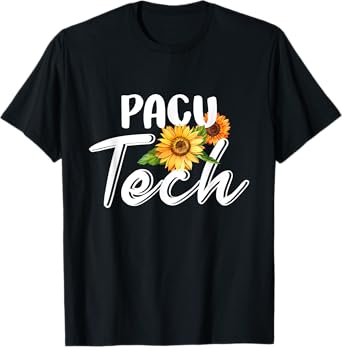 Cute PACU Tech With Sunflower Vintage T-Shirt