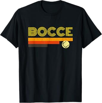 Bocce Shirt Retro Vintage 70's Men Women Gift Bocce Ball T-Shirt