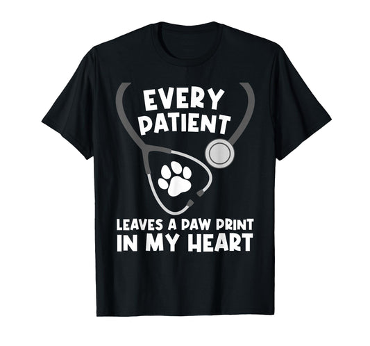 Veterinarian Art for Men Women Vet Tech Veterinary Assistant T-Shirt