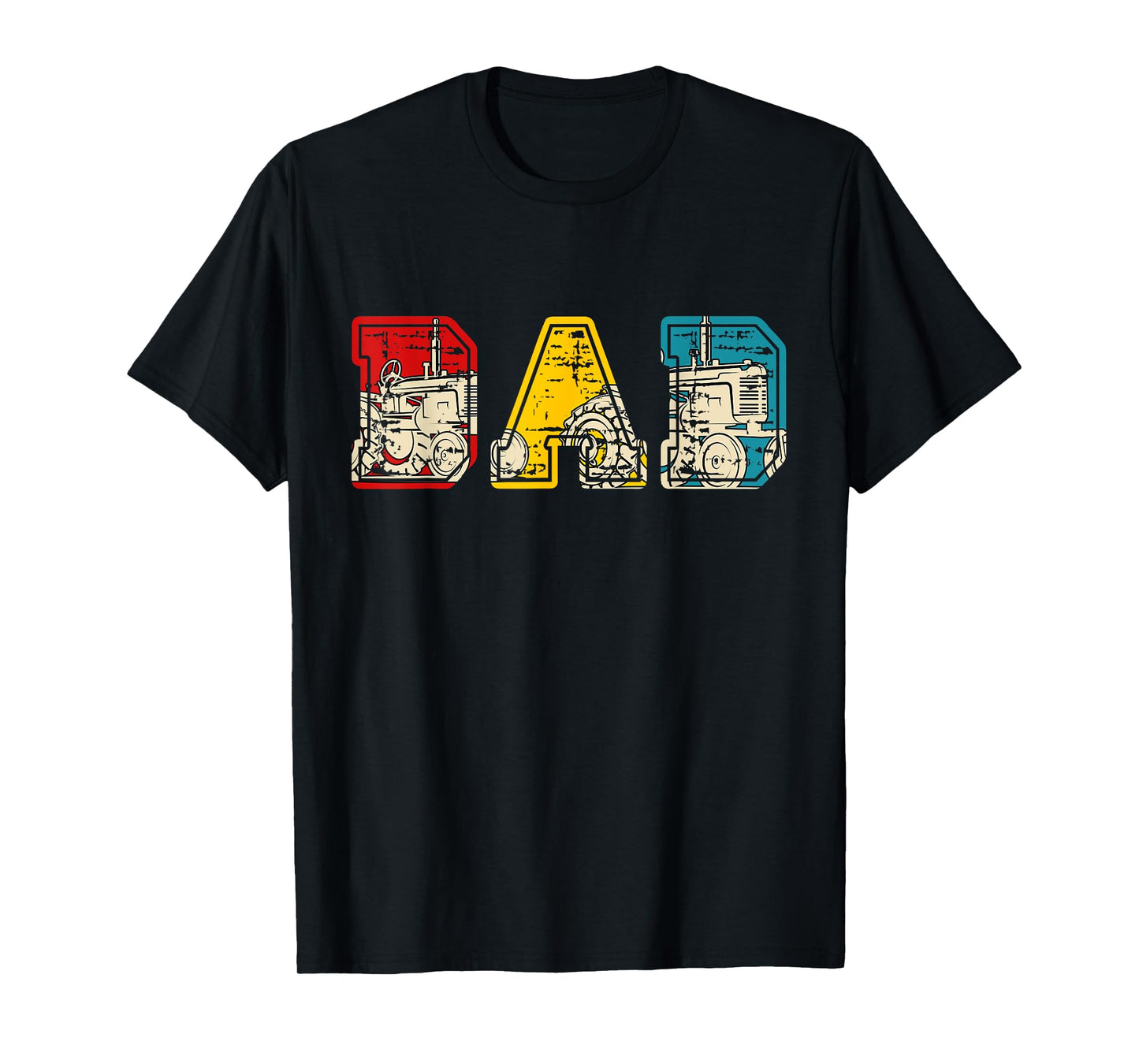 Vintage DAD Costume Tractor Matching Driver Family Lover T-Shirt