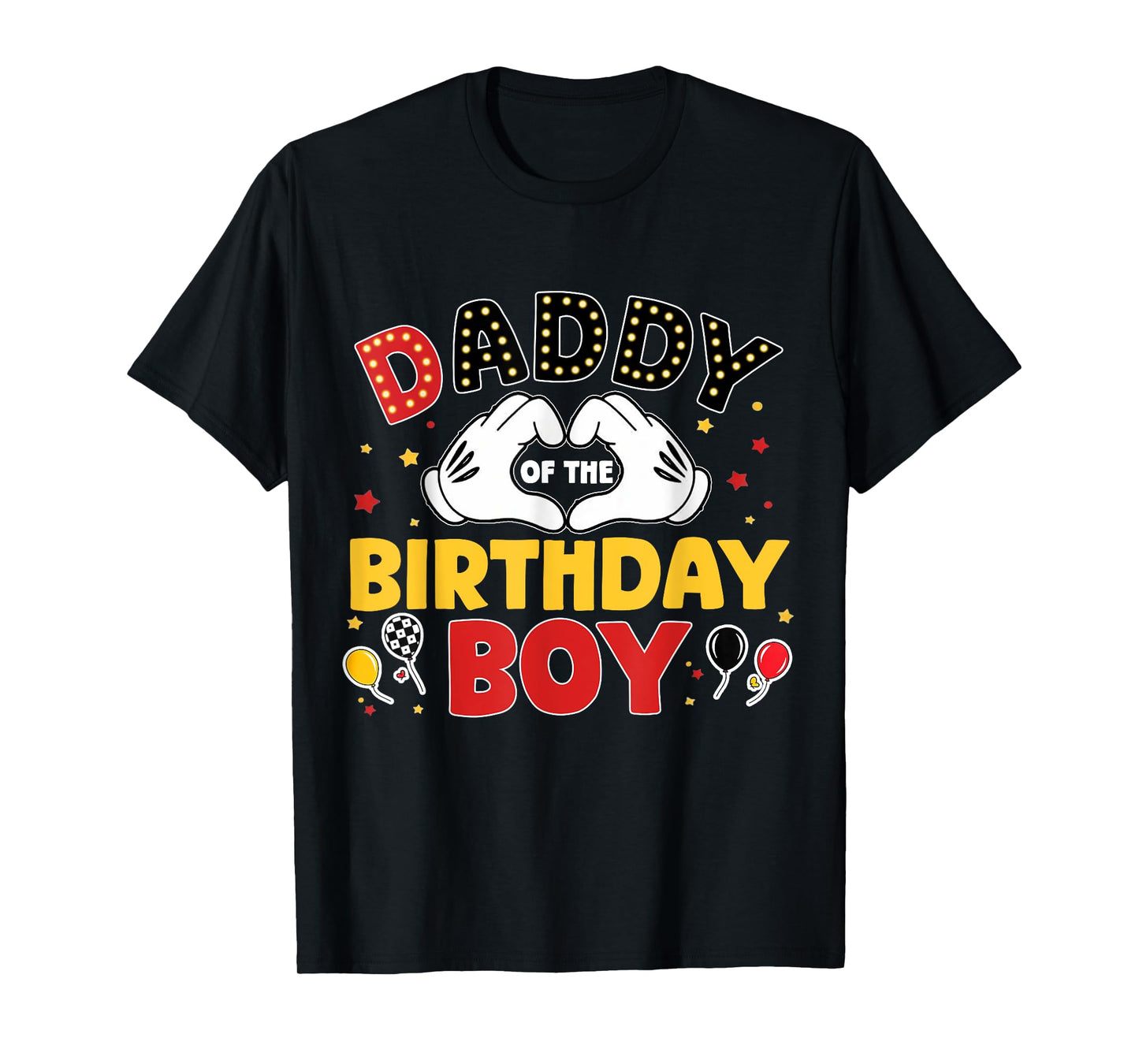 Funny Daddy Of The Birthday Boy Family Matching Party T-Shirt