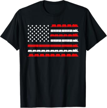 Cool Train Art For Men Women Railway Spotter Train Collector T-Shirt