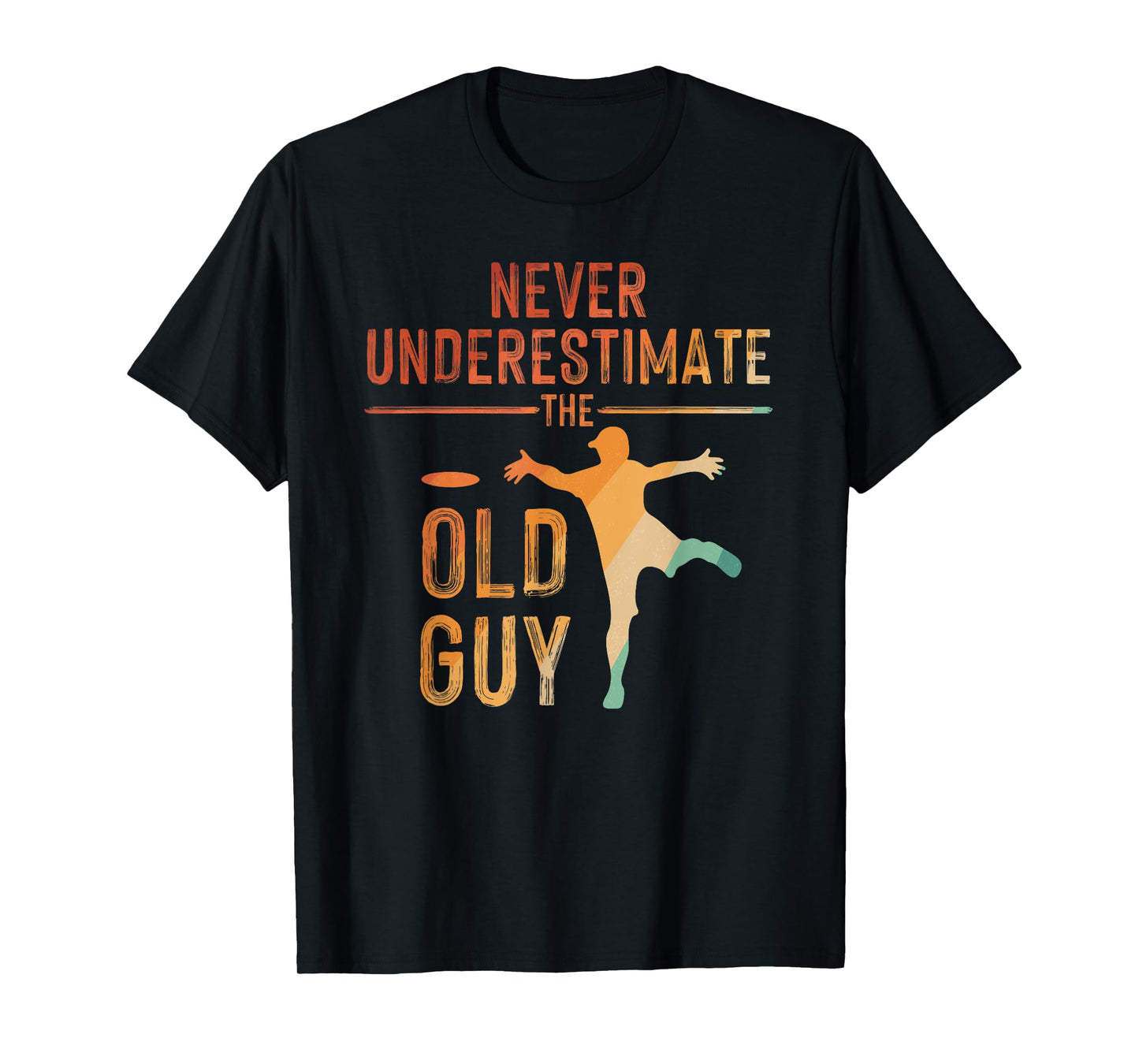 Disc Golf Art For Men Grandpa Disc Golfer Disc Golf Player T-Shirt