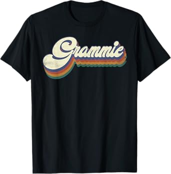 Grammie Gifts For Grandma Retro Vintage Mother's Day Grammie T-Shirt