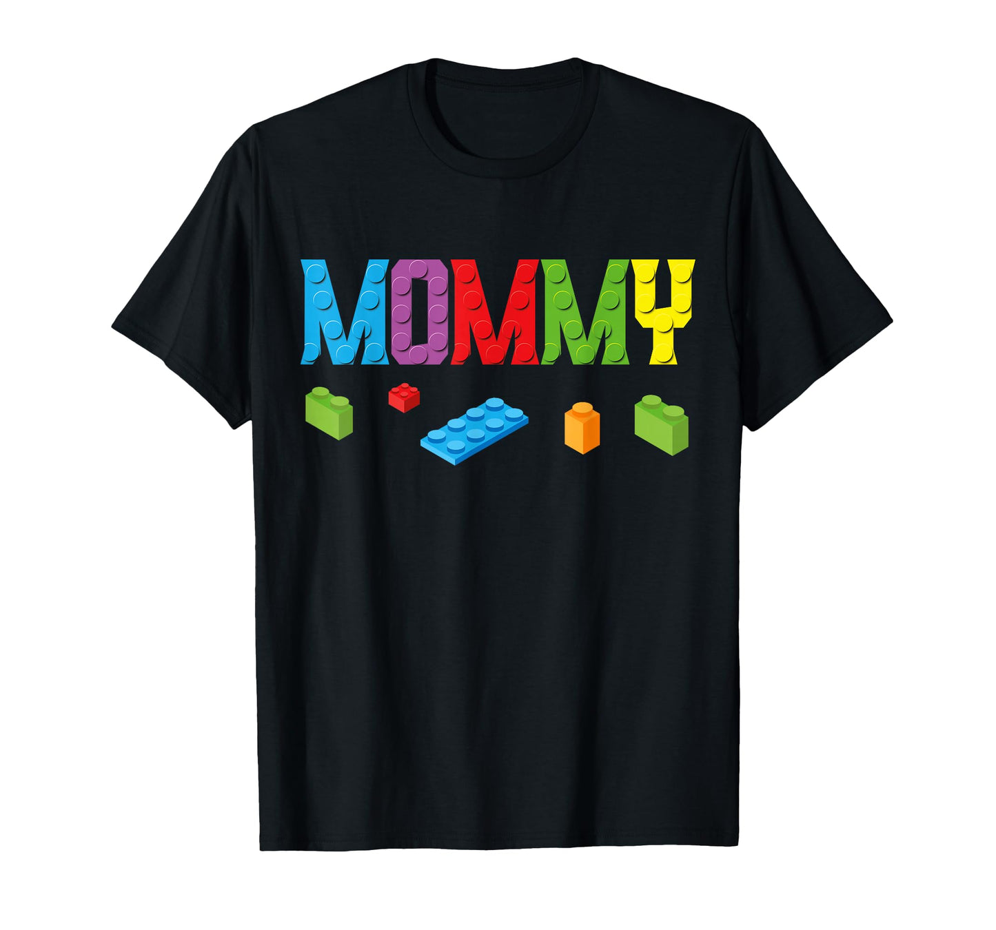 Mommy Master Builder Building Bricks Blocks Family Set Women T-Shirt