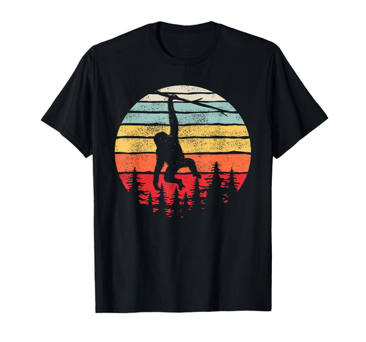 Vintage Retro Monkey Shirt Wild Animal Lover Gift T-Shirt