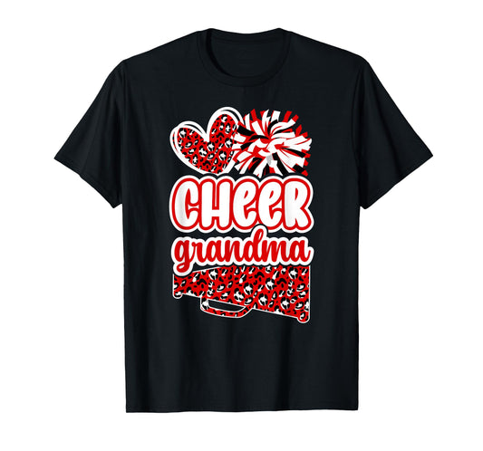 Cheer Grandma Of A Cheerleader Grandmother T-Shirt