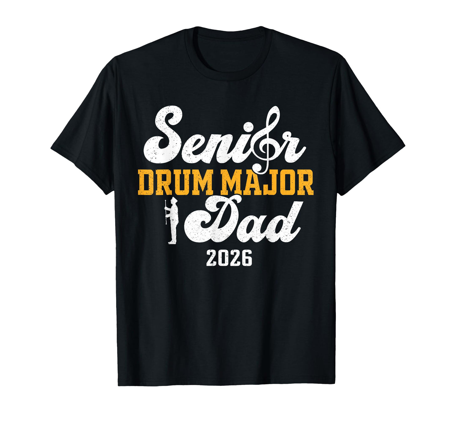 Senior Drum Major Dad 2026 Graduation Matching Family T-Shirt